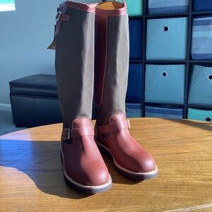 NWT Chippewa 10.5D Descaro Russet Expresso Leather 17” Tall Snake Boots
